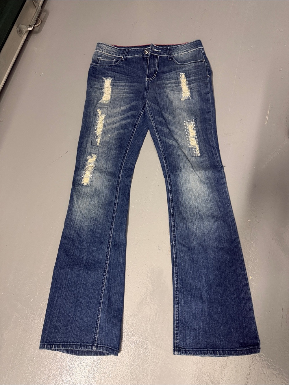 Cache Women's Flare Jeans - Blue